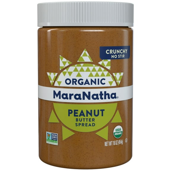MaraNatha Organic No Stir Crunchy Peanut Butter, 16 oz