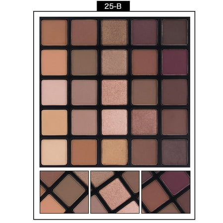iLH Mallroom Cosmetic Matte Eyeshadow Cream Eye Shadow Makeup Palette Shimmer Set 25