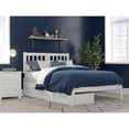 thumbnail image 1 of AFI Tahoe Full Solid Wood Storage Bed with USB Charger in White, 1 of 9