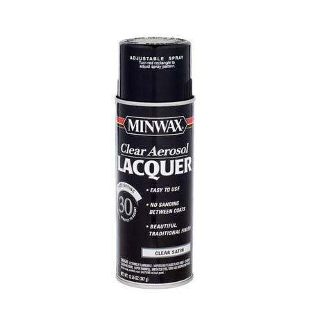 6 Pc, Minwax Satin Clear Oil-Based Lacquer 12 Oz
