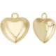 thumbnail image 1 of Caja de 8 dijes de corazón inflado chapados en oro de 18 quilates con forma de gota de amor para hacer joyas, collares, pulseras y manualidades., 1 of 9