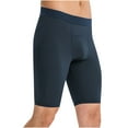 thumbnail image 2 of APEXFWDT Men's Compression Shorts Quick-Dry Workout Leggings Short Athletic Shorts for Running, Cycling & Gym,M,Navy, 2 of 9