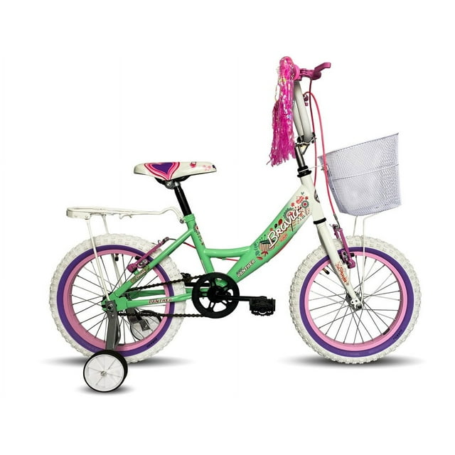 Bicicleta BLACK PANTHER Bravia Canasta Rodada 16 Verde