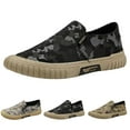 thumbnail image 6 of Mens Camo Slip on Walking Loafers 2025 Casual Comfortable Camoflage Low Top Canvas Shoes Fashion Sneakers, 6 of 7