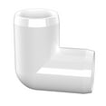 thumbnail image 2 of FORMUFIT F03490E-WH-8 90 degree Elbow PVC Fitting, Furniture Grade, 3/4" Size, White , 8-Pack, 2 of 3