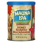 Mauna Loa All-Natural Honey Roasted Macadamias, 4.5 oz. Can