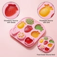 thumbnail image 6 of JuDWoC Fruit Series Silicone Mold 8 Cavity Tropical Motif Pastry Pan 6.88 Inch Food Grade Non Stick Chocolate Casting Form Reusable Detailed Crafting Tray for Soap Candy Jelly Tart, 6 of 9
