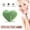 Green, variant on Dvkptbk Face Wash 【Natural Konjac Facial Cleanser】Heart-Shaped Exfoliating and Moisturizing Home & Garden