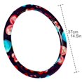 thumbnail image 4 of Electrocardiogram Steering Wheel Cover 14.5 Inch Printing PVC Leather Auto Accessories Car Wheel Covers Steering Wheel Covers, 4 of 6