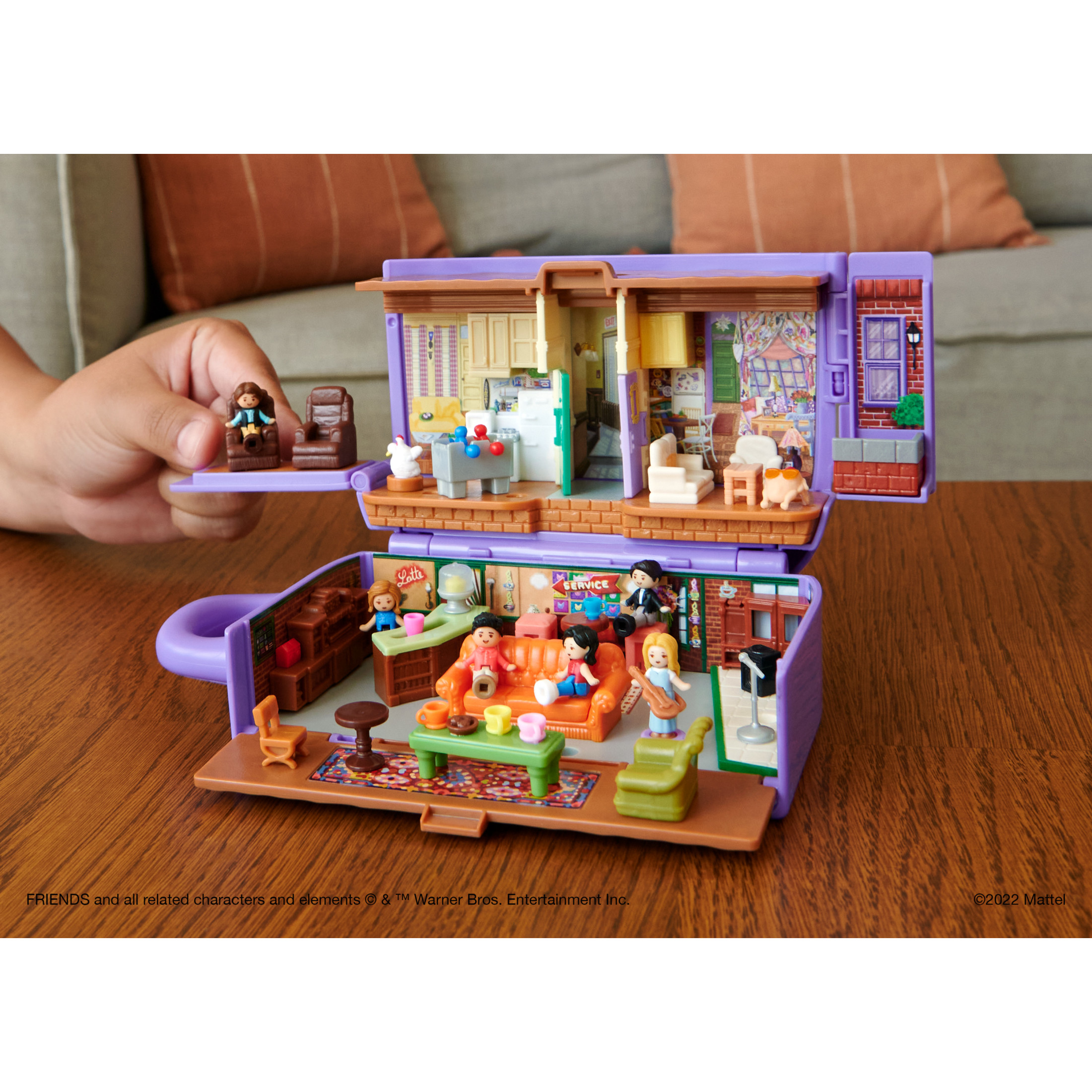Polly Pocket Friends TV Show Collector Compact with 6 Dolls photo 2
