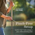thumbnail image 3 of Coleman Flex 'N Go 10x10 Pop Up Canopy Tent for Outdoor Shelter, Sapphire, 3 of 6