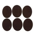thumbnail image 1 of Juego de 12 parches de gamuza ovalados termoadhesivos Strade Fareast Limited 4 piezas, 1 of 7