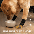 thumbnail image 5 of MGEZCOO Dog Socks with Grips, Adjustable Straps, Anti-Slip Dog Booties for Dogs, Paw Protection Dog Shoes for Indoor Floors and Hot Pavement, 4 Pack, 5 of 6