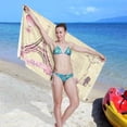 thumbnail image 6 of Dreamtimes Pink Romantic Beach Towel,Absorbent Quick Dry Sport Towel Oversized Lightweight Soft Bath Towel for Travel Sports Pool Swimming Bath Camping 31x71in, 6 of 7