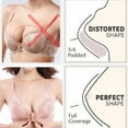 thumbnail image 4 of Aoochasliy Wireless Bras for Women Push Up Adjustable Sports Front Closure Extra-elastic Breathable Lace Trim Bra, 4 of 7