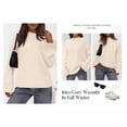 thumbnail image 4 of BTFBM Sweaters for Women Casual Crewneck Long Sleeve Loose Ribbed Knit Pullover Sweater Winter Clothes Fall Outfits, 4 of 8