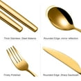 thumbnail image 5 of 30 Pieces Flatware Set, Stainless Steel Silverware Set Kitchen Cutlery Set, 5 of 9