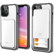 Design Skin Slider Designed for iPhone 12 Pro Max Case (2020), Card Storage Holder Heavy Duty Bumper Protection Cover