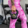thumbnail image 2 of PRISP 3-Piece Kettlebell Weight Set - 5lb 10lb 15lb Free Weights with Rack, 2 of 9