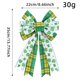 thumbnail image 2 of Lazo de cinta de arpillera del Día de la Independencia | Decoración de trébol blanco verde de 19,7 pulgadas | Acento ajustable del Día de San Patricio | Cinta Natural Texturizada Duradera | 1 Pack, 2 of 5