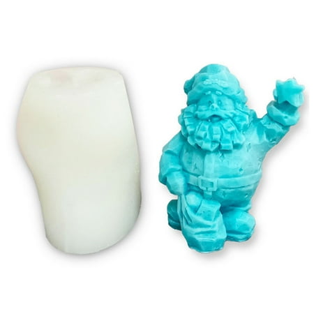

Silicone Cake Decorating Candle Mold Chocolate Candy Baking Mould Christmas Party Decorations Handmade Gift Craft DIY