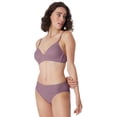 thumbnail image 4 of SCHIESSER calzoncillos para señoras en paquete de 3 - Jazz-Pants, Cotton Essentials, Basic, Stretch Morado S (Small), 4 of 4