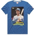 thumbnail image 2 of Men's Homage Ken Griffey Jr. Royal Seattle Mariners Topps Baseball Card Tri-Blend T-Shirt, 2 of 3