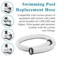 thumbnail image 4 of Bobasndm 1.5" Diameter Pool Pump Hoses for Above Ground Pools - 59" Long Pool Hoses for Intexx Cole man Filter Pumps, Sand Filters & Saltwater Systems with 1,500 to 2,500 GPH Capacity,2 Pack, 4 of 9