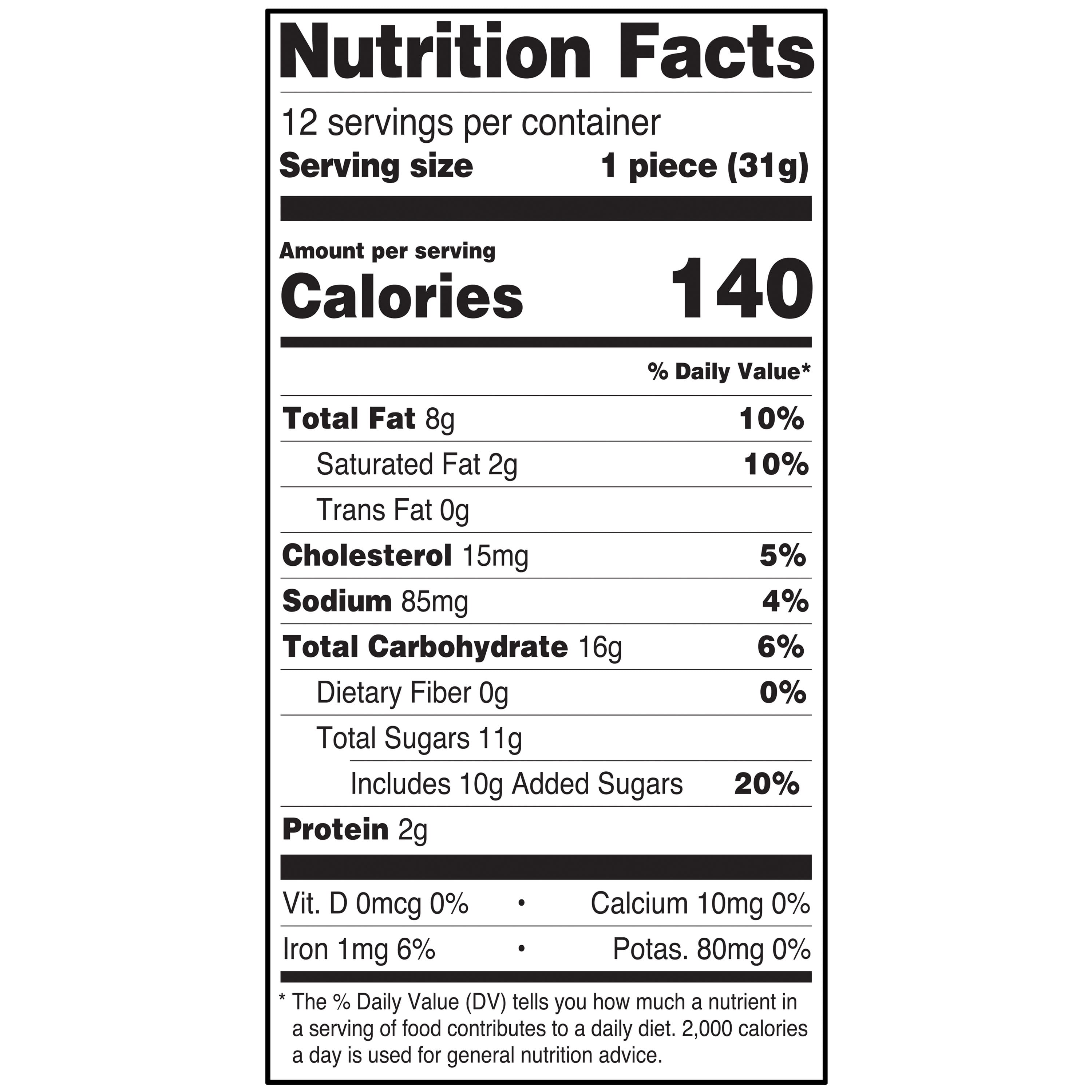 Marketside Bite Sized Turtle Chocolate Brownies, 13.3 oz, 12 Count (Shelf-Stable)