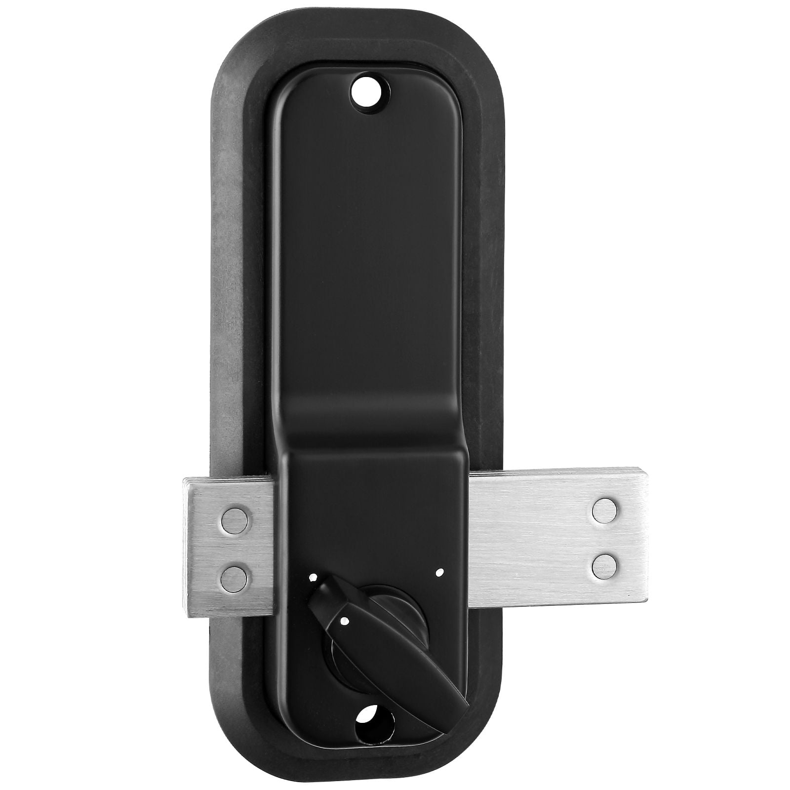 Mechanical Keyless Door Lock, Gen2 with Adjustable Handles, Surface Mount 1.4-2.5 Inch Door Compatibility, Zinc Alloy, No Batteries for Gate Garden Garage