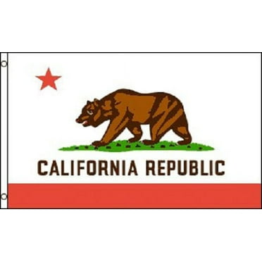 California Flag 2x3ft Poly