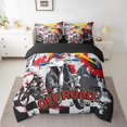 thumbnail image 2 of Manfei Speed Motorcycle 7-Piece Twin Bedding Sets,Extreme Sport Bedding Comforter Set,Watercolor Splash Ink Sheet Sets For Boys Kids,Microfiber Bedroom Decor Reversible, 2 of 8