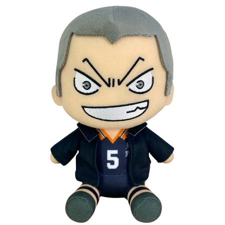 Haikyu S3 - Ryunosuke Tanaka Jacket Sitting Pose Plush 7"H