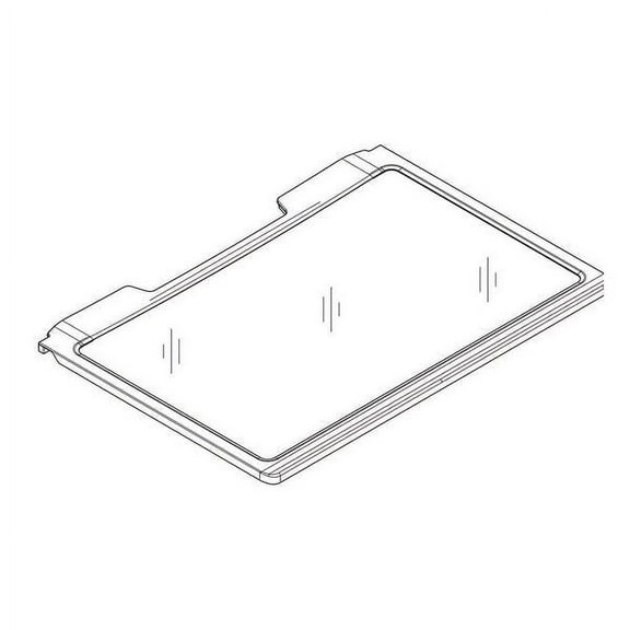 WHIRLPOOL W11089490 REFRIGERATOR GLASS SHELF - OEM PART
