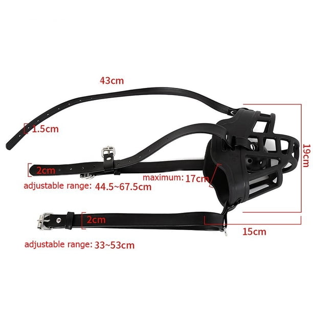 SM Bdsm Dog Muzzle Mask with Silicone Harness Mouth Gag Bondage Fetish  Restraint Slave Sex Toy for Couple Adult Game Cosplay | Bodega Aurrera en  lnea