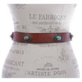 thumbnail image 3 of Women's Western Antique Copper Concho Turquoise Stone Studded Leather Belt, 3 of 4