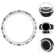 thumbnail image 4 of Bisel de acero inoxidable para reloj inteligente, inserto de anillo, compatible con Galaxy Watch5 Pro, 4 of 5