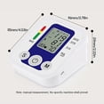 thumbnail image 5 of Digital Blood Pressure Machine Dual Use with Heart Rate Test for Family Use, 5 of 5