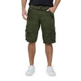 thumbnail image 5 of X RAY Jeans Men's Belted 12.5" Inseam Knee Length Cargo Shorts, Olive, 46, 5 of 5