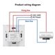 thumbnail image 3 of WiFi Boiler Switch/Water Heater Controller 20A Tuya Smart APP Remote Control Alexa Home Voice Glass Panel EU Plug White, 3 of 5