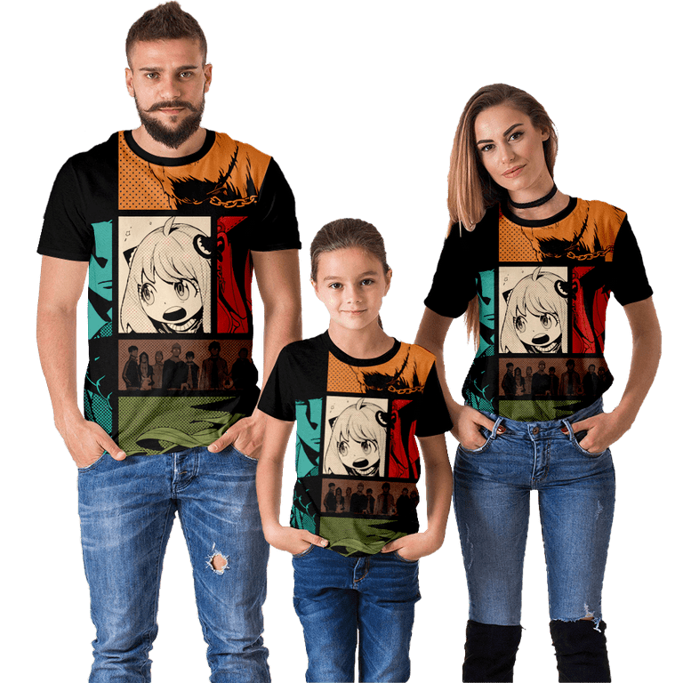 Japanese Anime Spy X Family Anya Forger T Shirt Children's 3-14 Years T  Shirt Girl's Cartoon T Shirt Classic Cartoon Clothing Children's Birthday