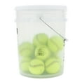 Athletic Works Set of 12 Softballs in 5Gallon Bucket, 11inch, Yellow