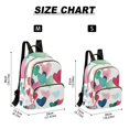 thumbnail image 3 of JIALIOU Mini Backpack Purse for Women Quilted Casual Daypack Small Travel Shoulder Bag, Raining Hearts, 3 of 7