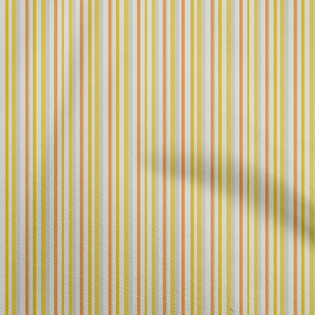 oneOone Velvet Yellow Fabric Stripes Sewing Material Print Fabric By The Yard 58 Inch Wide