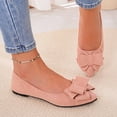 thumbnail image 7 of Women's Pointed Toe Knit Mary Jane Ballet Flats for Office Casual Wear Stretchy Dressy Slip-On Shoes with Arch Support, 7 of 7
