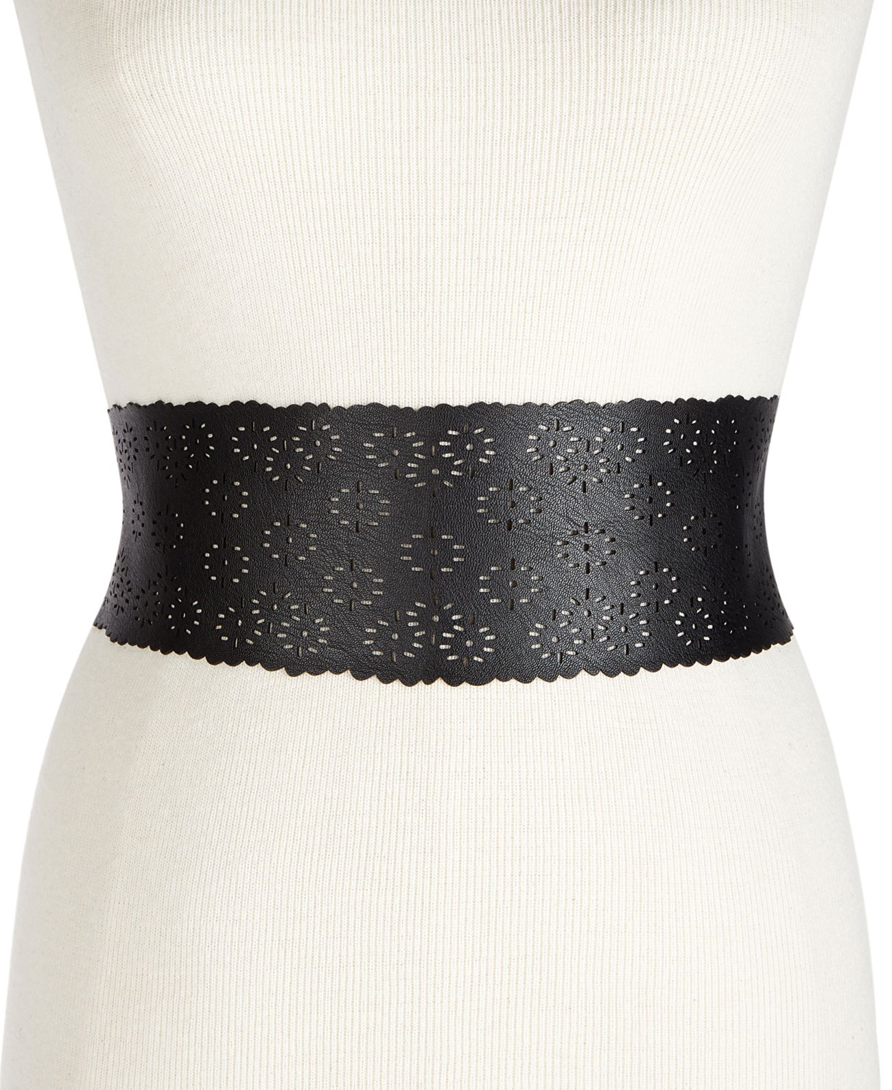 black waist sash