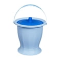 thumbnail image 3 of TOOYFUL Chamber Pot, Potty Urinal Bottle with Lid Handle, Bedside Urinal Portable Toilet Urinal Night Jug for Children Home Use Blue Without, 3 of 10