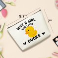 thumbnail image 4 of Bolsa de cosméticos VICBOU Duck, 25x18 cm, algodón impermeable, 4 of 7