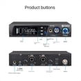 thumbnail image 3 of de Monitoreo Interno Inalámbrico UHF -102 con Bluetooth 5.0 para Presentaciones en Escenario, Grabación con Enchufe Estadounidense, 3 of 5