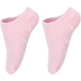 thumbnail image 1 of 1 Pair Gel Socks Women’s Socks Hydrating Lotion Socks for Stocking Stuffers for Adults Foot Softening Socks Calluses Socks Silicone Heel Protector Pink Dry Foot Moisturizing Cover, 1 of 1